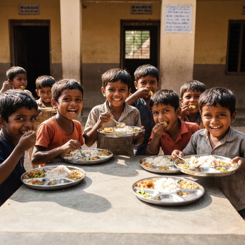 Nutrition program for children in India